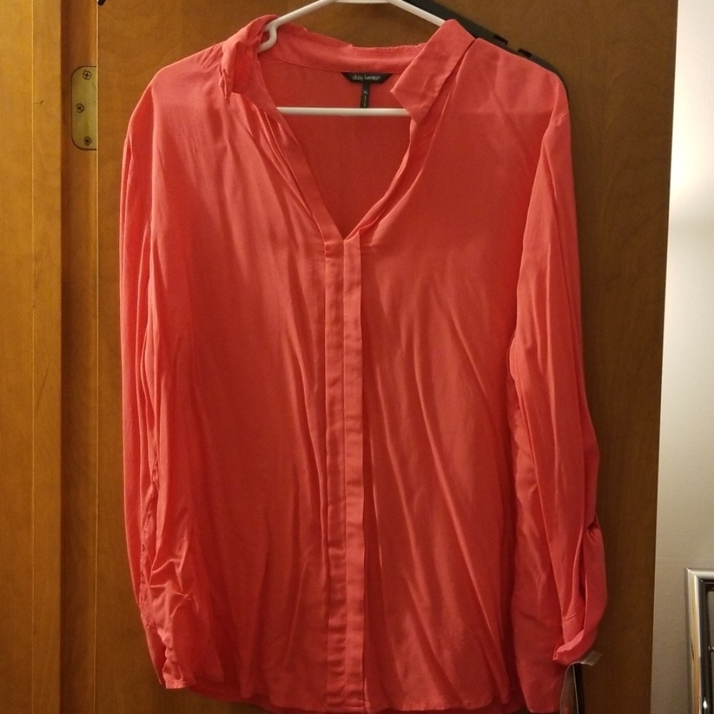 Coral Blouse